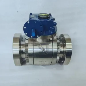 Three-piece High-Pressure Manual Gas Ball Valve Flanged Connection A105/F304/F316 OEM Customizable