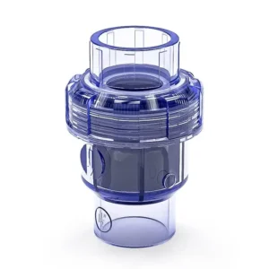Transparent UPVC Check Valve Swing Type ASTM D2466 Water Treatment & Plumbing System Non Return Valve Corrosion Resistant