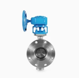 Triple Eccentric Stainless Steel Flange Connection Butterfly Valve Turbine Operated