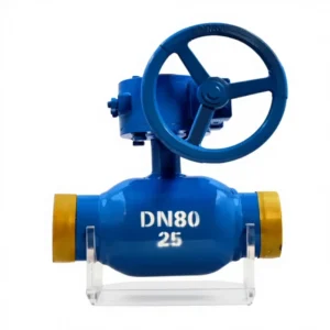 Turbine Gear Fully Welded Stainless Manual Ball Valve OEM for Urban Heating Gas Chemical Pipeline