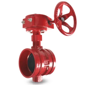 Turbine Groove Butterfly Valve XD381X-16Q Ductile Iron Manual Water Firefighting Clamp Type Signal Valve