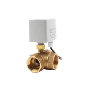 Two Way Three Way Motorized Ball Valve Electric Actuator Valve Motorized Automatic 3 Way Valve Electric