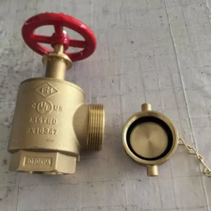 UL ULC Factory Price 2 1/2 Inch Brass Chrome Angle Hose Valve Firefighting Equipment Fire Hydrant