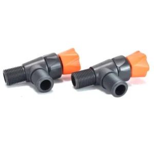 UPVC Plastic Angle Valve DN15 Manual Angle Regulating Valve 1/2 INCH for Water Treatment