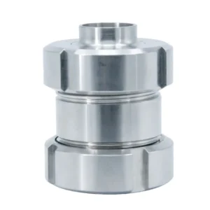 Union Stainless Steel SS304 SS316L Food Grade Sanitary Aseptic Sterile Sterilize Check Valve for Food Industry