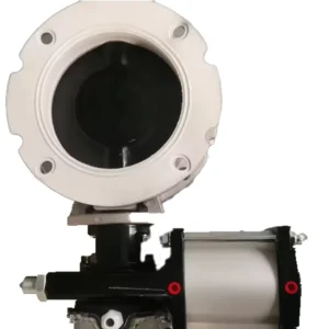 V1FS100/150/200/250/300/350/400SN Single Flange Pneumatic Powder Butterfly Valves for Cement Silo