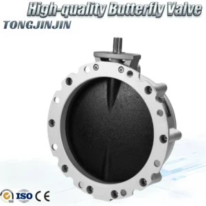 V1FS300SN Stainless Steel Manual Butterfly Valve Single Flanged Tight Sealing For Chemical Metallurgy Industry