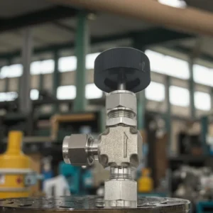 VEECO V NV SS316L 304 Manual Needle Valve Straight Ferrule Compression Ends 1 4 3 8 1 2 1 Inch Flow Control Instrumentation