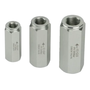 VU VUR Hydraulic Check Valve VU G1 4 VU G3 8 VU G1 2 VU G3 4 Oil Pressure Straight Pipe 460L/min Flow 0-150gpm
