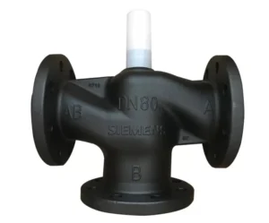 VXF42.80 Electric Temperature Control Valve 3 Port Flanged Globe Valve PN16 DN80 Kvs 80 100 M³/h Equal Percentage