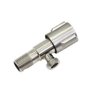 Valve Water 2 Way Square Gold Large Flow Stop Sanitary Ware Washing Machine Angle Valve