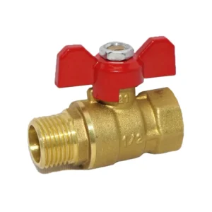 Valves QDX12 Series Two piece Butterfly Type Brass Ball Valve