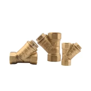 Valves Suppliers High Pressure Female Thread Y Type Brass Strainer Filter Check Valve Price