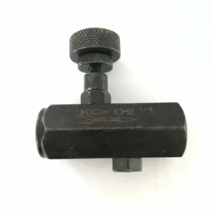 Variable Flow Control Needle Valve KC Series Steel Hydraulic Valve