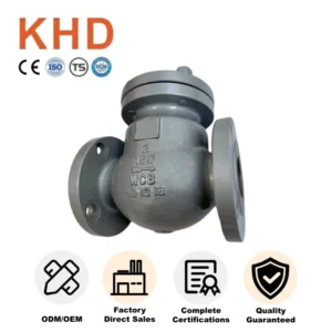 WCB Casting Flanged Non-Return Check Valve Swing Type 2in Size Check Valves