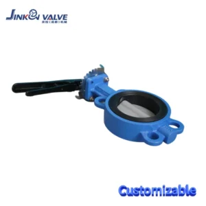 Wafer Butterfly Valve with Handle EPDM Seal for Water HVAC Fire Protection Industrial Pipelines