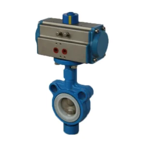 Wafer Type Stainless Steel Pneumatic Butterfly Valve