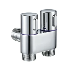Washing Machine Connection Dedicated Angle Valve Water Flow Control Manual Brass Always Open for Bathroom Use