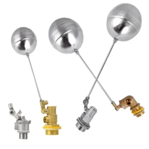 Water Lever Brass Float Valve Brass Floating Ball Valve for Water Tank 1/2″-2″