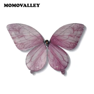 Wedding Stage Performance Bionic Butterfly Flying Device Remote Control Flapping Drone Butterfly with LED Lights