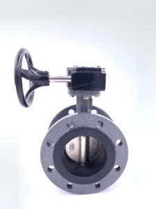 Worm Gear Flange Butterfly Valve Carbon Steel Soft Sealed Center Line Cast Steel Source Manufacturer Butterfly Valve