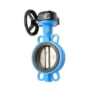 Worm Gear Operated Butterfly Valve D371X 16 Manual Wafer Type for Reliable Shut Off