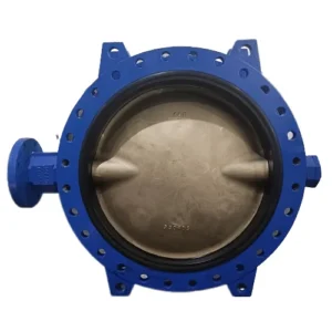 Worm Gear Operation Double Flange Concentric Butterfly Valve Ductile Iron DIN AUMA 8in Butterfly Valve for Water Oil Gas