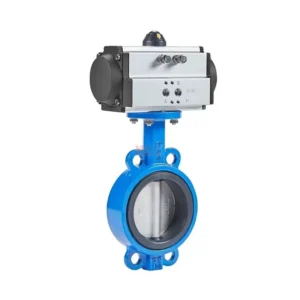 Wye Precision Stainless Steel ANSI 150LB 304 316 Carbon Steel JIS 10K Pn10-16 Flexible Graphite Pneumatic Actuator Butterfly