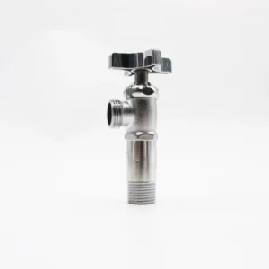 XX-AG150 New Design Water Tap Korean Angle Valve With Cross Head Brass Angle Valve