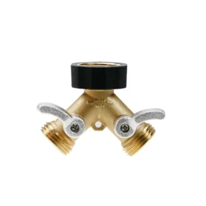 Y Pipe Connector Labor-Saving Bent Handle Water Splitter Hose Splitter for Irrigation
