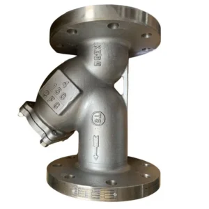 Y STRAINER BODY SS 316 STRAINER SS 316 PERFORATED TRIM PTFE WITH ETFE FILTER WEB 40 ME DN50 B.1BAR