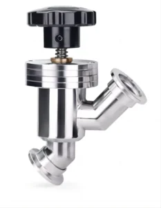 Y Shaped Angle Seat Valve Vacuum Manual Tightening Stainless 304 Control Valve for Commercial Kitchen