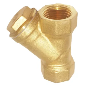 Y Shaped Brass Strainer Filter Valve Connector Efficient Filtration for Water Oil Gas Systems Protects Pipes Instruments Pumps