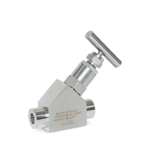 Y Shaped Root Valve High Pressure 316L Needle Valve for Oil High Temperature 2 Way 3/8”in