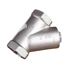 Y Type Ball Valve Strainer Normal Pressure Stainless Steel 304 316 NPT BSP Threaded for Oil Media