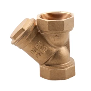 Y Type Brass Check Valve Filter Normal Medium Temperature 3/4-2” Port Size SD Brand Stock No MOQ Water Pipe System Strainer