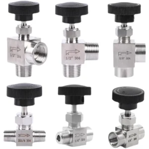 YC799SR Stainless Steel 304316 Manual High Temperature Needle Water Valve 1 4in BSP NPT Male Thread Mini 15 Year Warranty