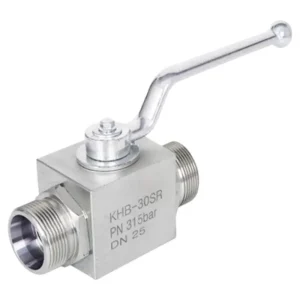 YJZQ/KHB Male Hydraulic Carbon Steel High Pressure Ball Valve Two-way On-off for Oil Media Gas 31.5MPa