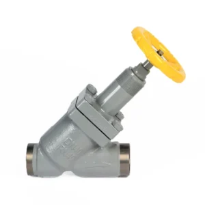 Yellow Y Type Globe Stop Refrigeration Valve Price