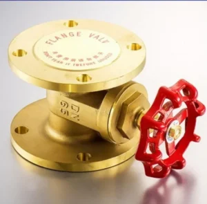 Z45W 16T Brass Flanged Gate Valve Manual Shutoff Valve for Water and Neutral Fluid Pipelines