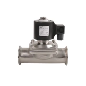 ZX400 Series Clamp Type Two-position Two-way 220V Stainless Steel Sanitary Liquid Control Solenoid Valve