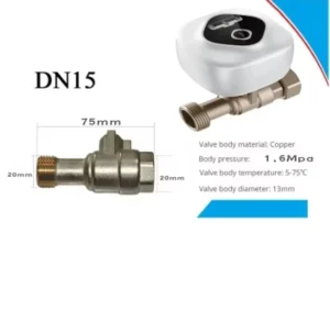 eWelink APP WiFi Smart Valve Water Gas Shutoff Automated Ball Valve DN15/DN20/DN25 Wireless Control For Alexa Google Alice