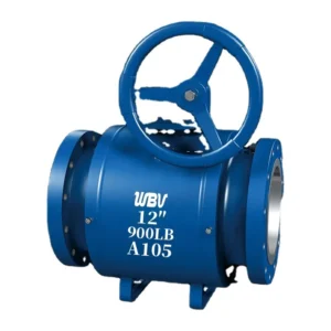 flange full bore fully welded fixed ball valve bipolar turbine anti-corrosion paint Q347HF-300LB-1500LB DN300-DN600